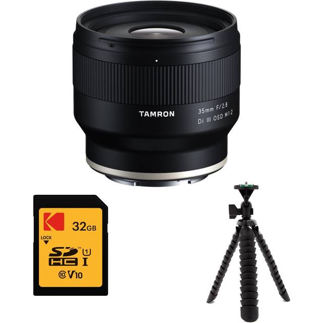 Tamron 35mm f/2.8 Di III OSD Wide-Angle Prime Camera Lens for Sony E-Mount in Black