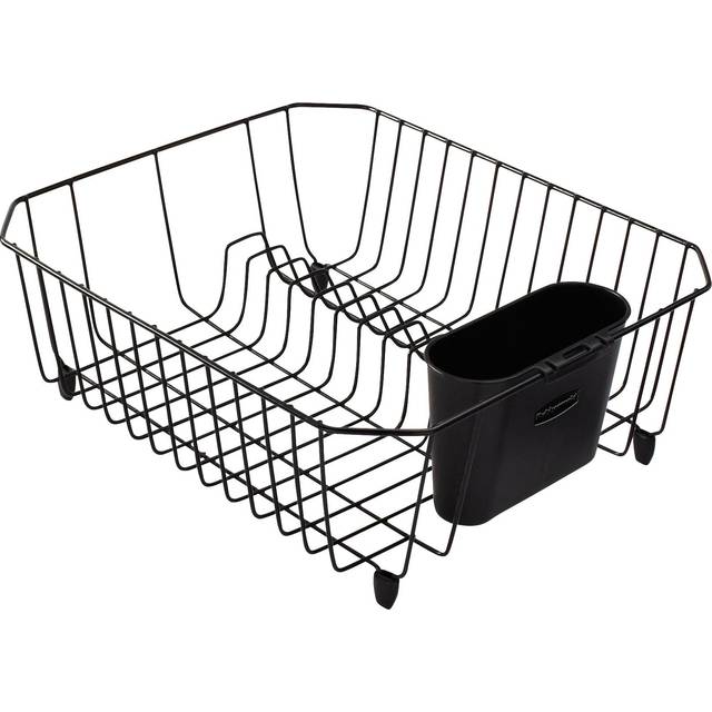 Rubbermaid Dish Drainer  Small  Black