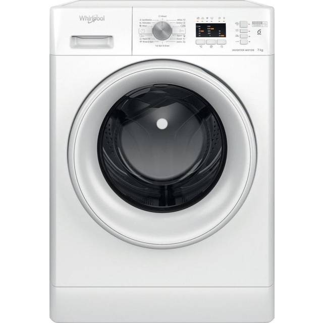 Whirlpool FFL 6238 W EE - Tvättmaskin - bredd: 59.5 cm - djup: 57.5 cm - höjd: 84.5 cm - frontmatad - 52 liter - 6 kg - 1200 rpm - vit