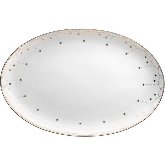 Wik & Walsøe Julemorgen serveringsfat ovalt 45 cm - Multi