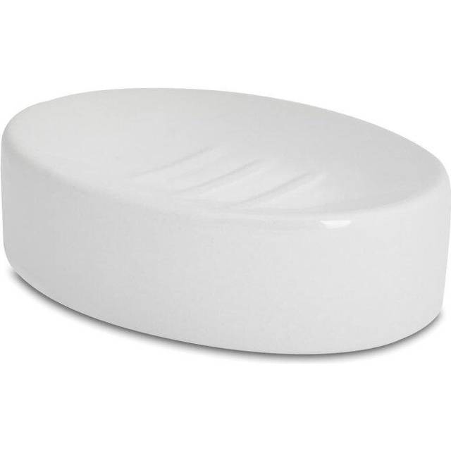 Ceramic Soap Dish - White