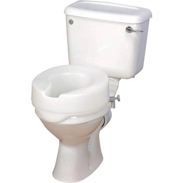 Ashby Easyfit Raised Toilet Seat - 4 Inch - White