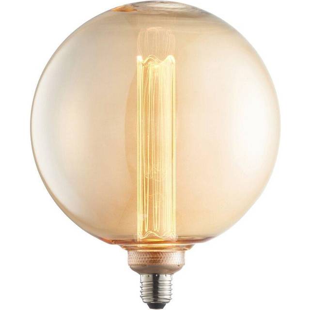 LED Filament Lamp Bulb Amber Glass 2.8W LED E27 Warm White Globe Bulb