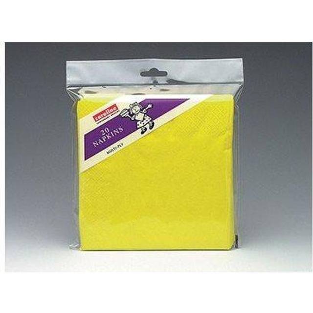 20 Sunflower Yellow Luncheon Napkins