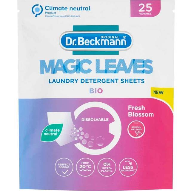 Dr. Beckmann Bio Fresh Blossom Laundry Detergent Sheets 25 Washes 100g - 25 Sheets