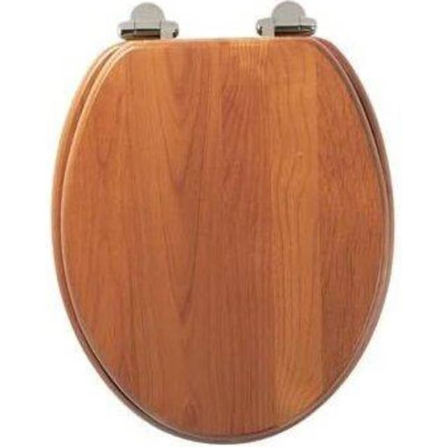 Roper Rhodes - Antique Pine Wooden Soft Close Toilet Seat Top Fix Quick Release