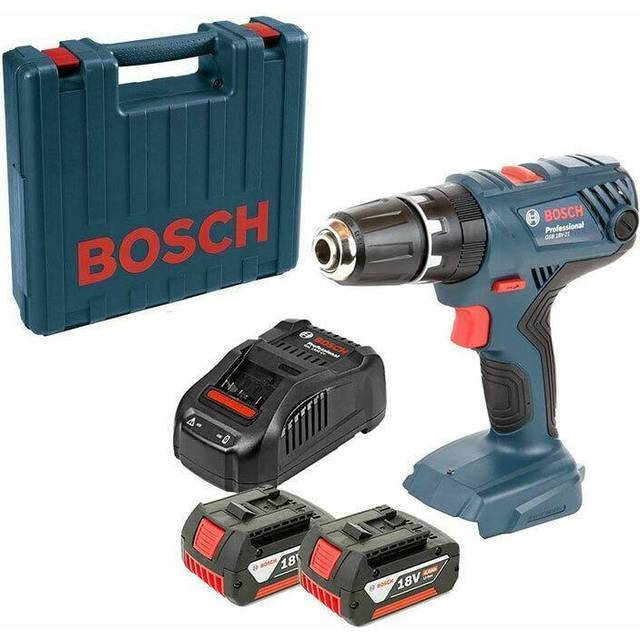Bosch GSB 18V-21 Combi Drill 18V 2 x 4.0Ah Li-ion BSHGSB18V21