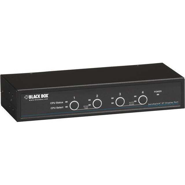 Black Box Dt Kvm Switch - Dp Audio Usb 2.0 4-port