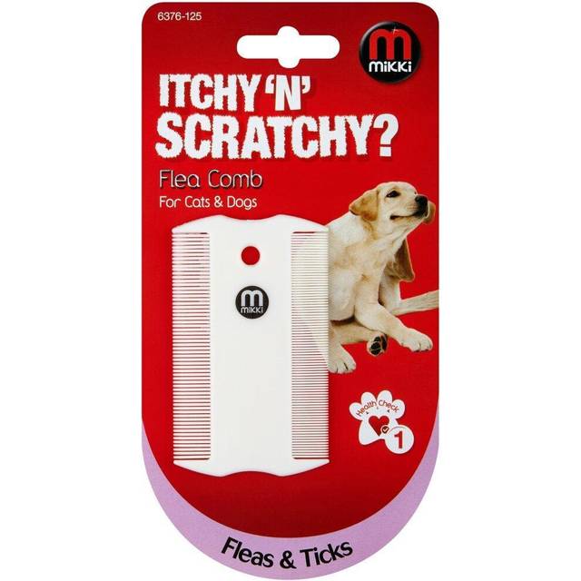 Mikki Easy Grooming All Plastic Flea Comb