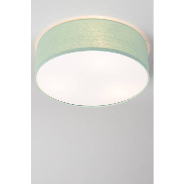 Litecraft Glow Flush Mount Circular Ceiling Light - Mint