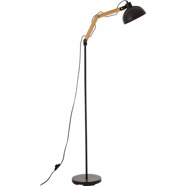 Highly Manoeuvrable Black Floor Lamp, Sturdy Design Bedroom Floor Lamp, Contemporary Sleek Modern Lamp - One Size