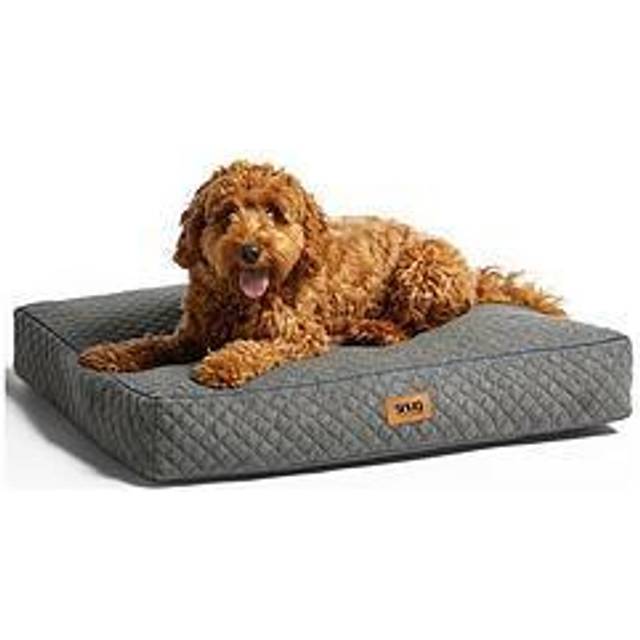 Snug Furry Friends Mattress Pet Bed - S/M - Grey
