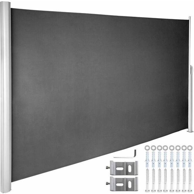 Retractable Patio Screen Retractable Fence 63x118inch Privacy Screen Outdoor