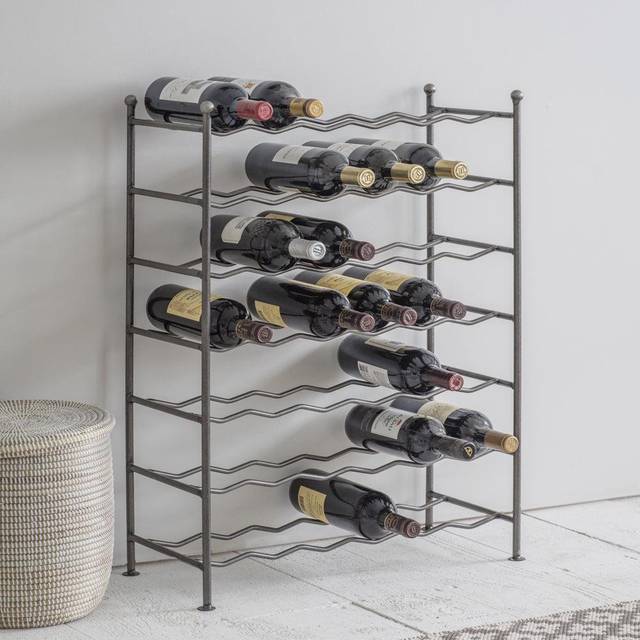 Farringdon Wine Rack Large - Metal