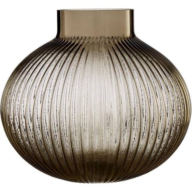 Nullah Large Glass Vase - Brown - One Size