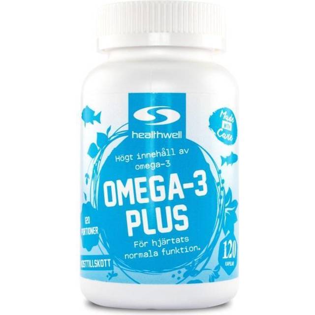 Healthwell Omega-3 Plus, 120 kaps