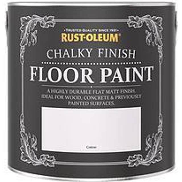Chalky Floor Paint - Cotton - White