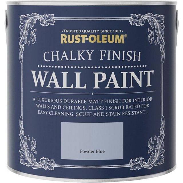 Rust-Oleum Chalky Finish 2.5-Litre Wall Paint &Ndash; Powder Blue