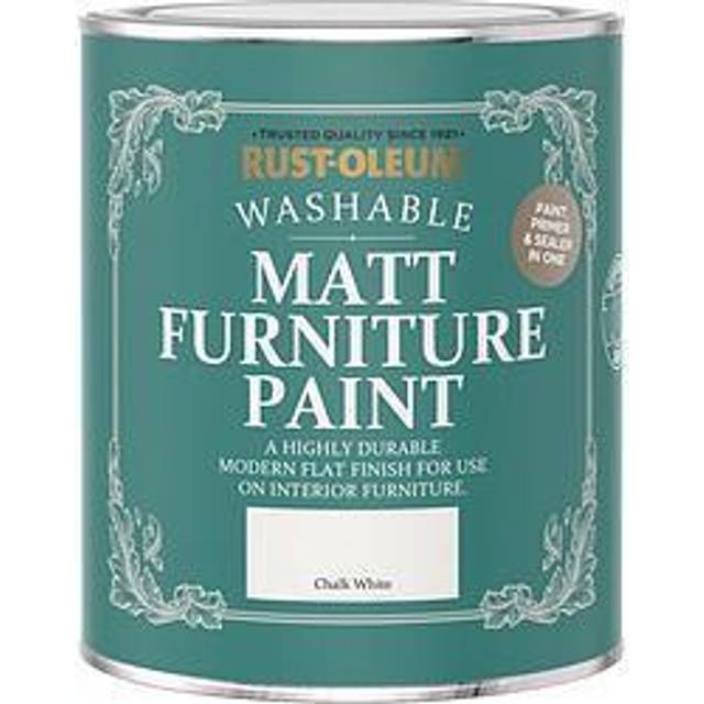 Rust-Oleum Matt Finish 750 Ml Furniture Paint &Ndash; Chalk White