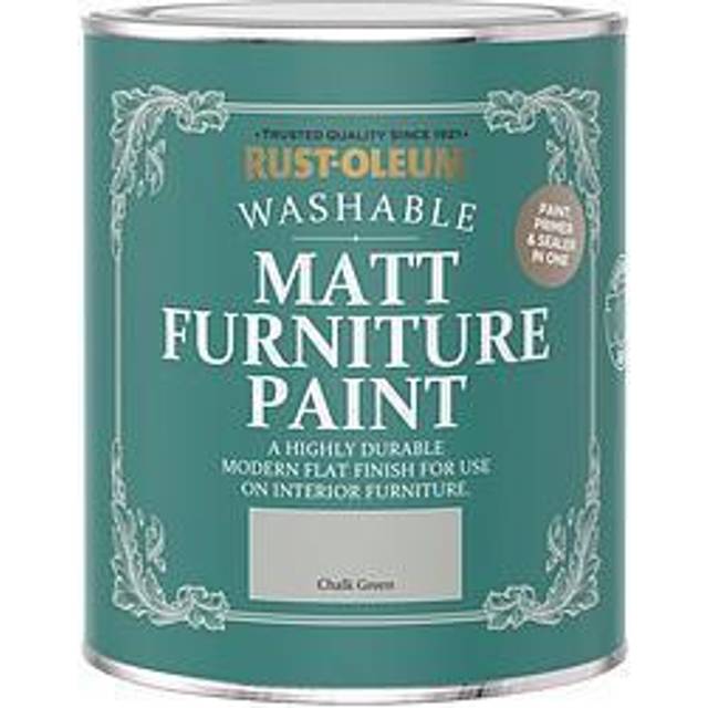 Rust-Oleum Matt Furniture Paint - CHALK GREEN - 750ml - Green