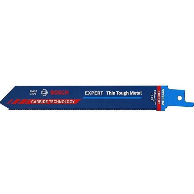 Bosch Expert S1155HHM Medium-Thick Tough Metal Cutting Reciprocating Sabre Saw Blades 225mm Pack of 3