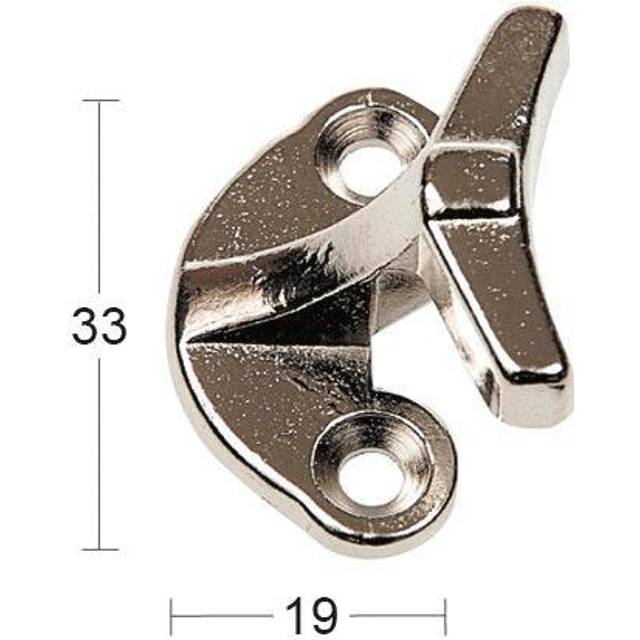 Hake Till Fönsterlås 280 Nickel, 2st, Habo 41772