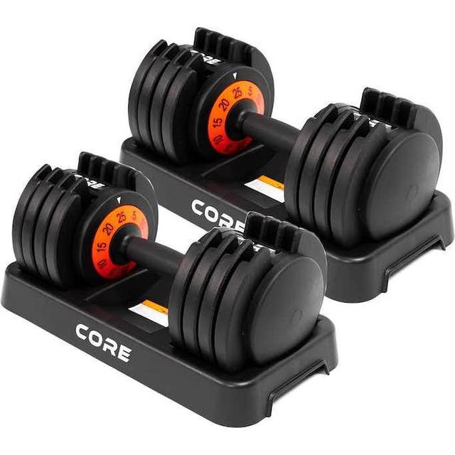 Core 2 x Justerbar hantel, 50 kg