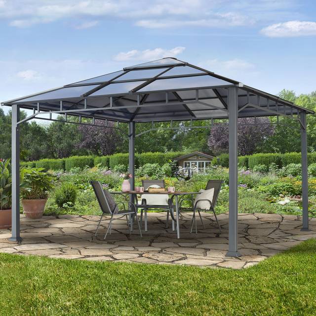 Paviljong, Hardtop Sunset Deluxe, 4x4m, utan gardiner - (300172)