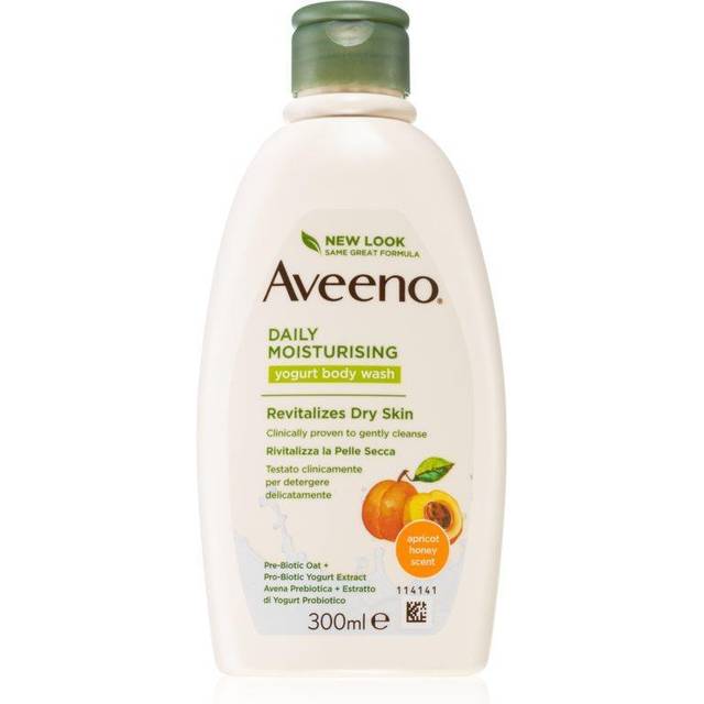 Aveeno Daily Moisturising Yoghurt Body Wash Nærende Brusegel 300 ml