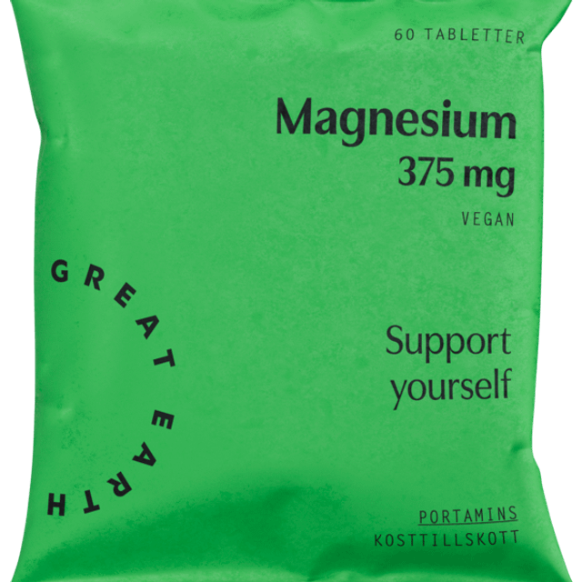 Great Earth Magnesium 375 mg 60 tab Refill
