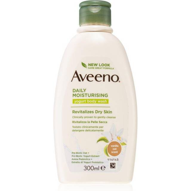 Aveeno Daily Moisturising Yoghurt body wash Närande dusch-gel Vanilla & Yoghurt 300 ml