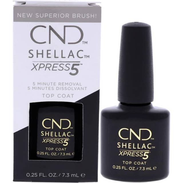 CND Shellac Nail Polish Kit Brand Xpress5 Top Coat 7.3mL