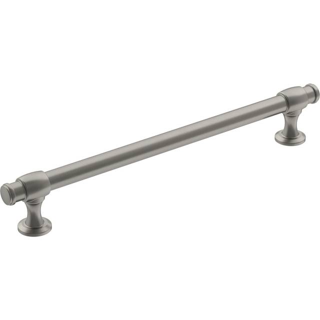Amerock | Cabinet Pull | Satin Nickel | 7-9/16 inch (192 mm) Center-to-Center | Winsome | 1 Pack | Drawer Pull | Cabinet Handle | Cabinet Hardware