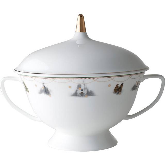 Wik & Walsøe Julemorgen serving bowl white