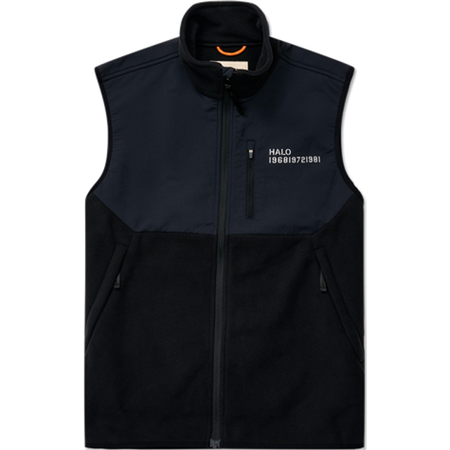 NewLine HALO Blocked Fleece Vest - Black