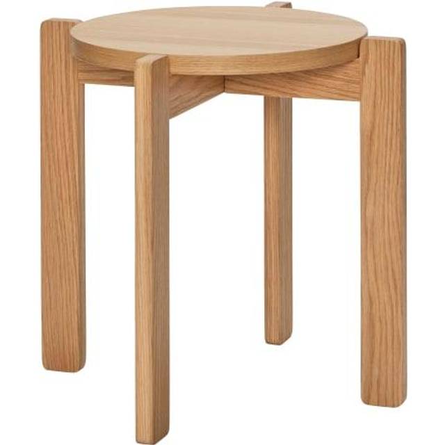 Hübsch - Always Stool Natural - Pall - Natural - ø45xh42cm