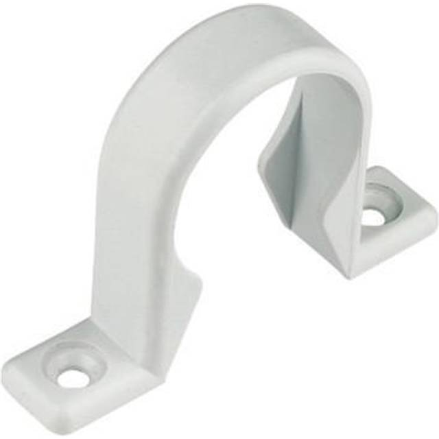 FloPlast WP34W White Push-Fit Waste Pipe Clips 32mm - Pack of 3