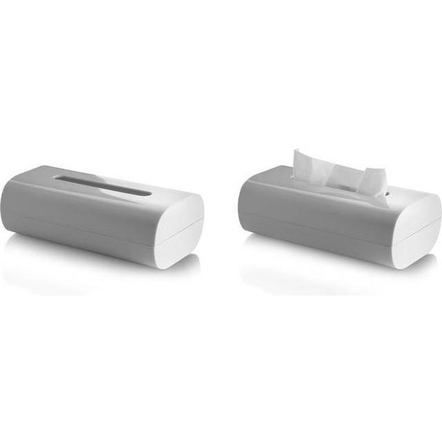 Alessi - Birillo Tissue Box - weiß/LxBxH 24x13x8cm - white (14.0 x 8.5 x 25.0cm)