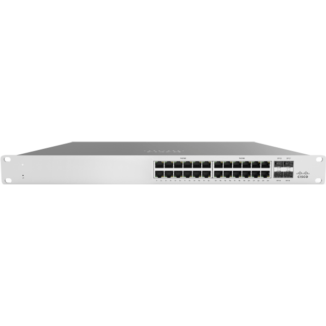 Cisco Meraki MS210-24 24-Port Cloud Managed Stackable Gigabit Switch