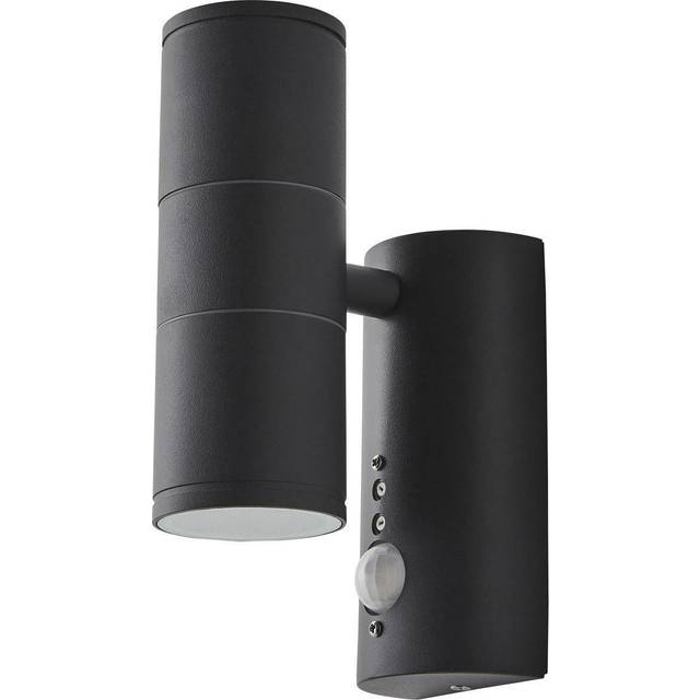 Forum Islay Up/Down GU10 Wall Light with PIR - Anthracite - CZ-29319-ANTH