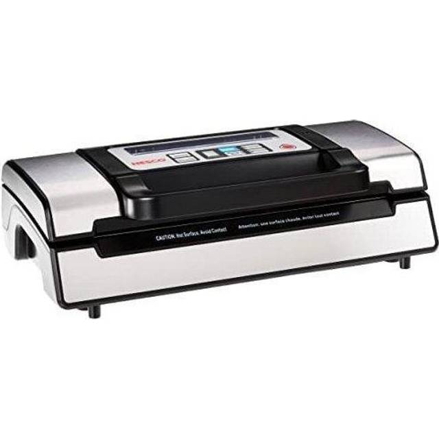 Nesco American Harvest Deluxe Food Nesco VS-12 Vacuum Sealer, 130 Watts, Bags and Viewing Lid, Silver