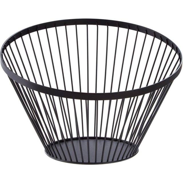 Oblique Basket with Matte Black Frame - Premier Housewares