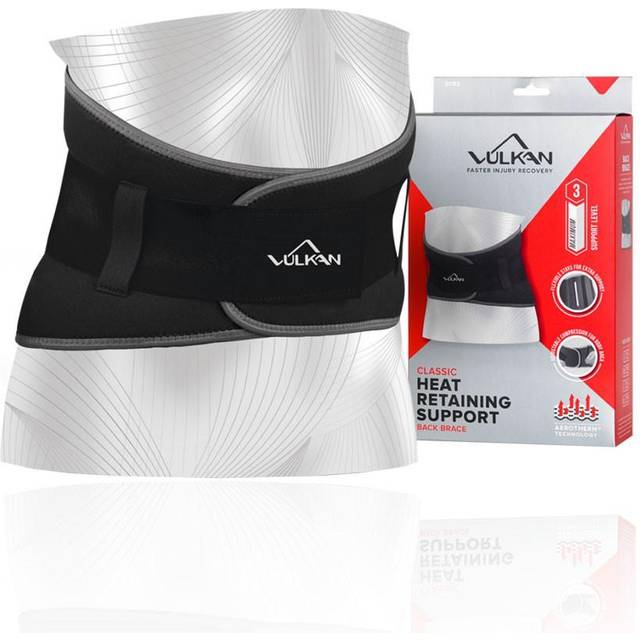 Vulkan Vulkan Ryggstöd Stabil Träningstillbehör Black - Large