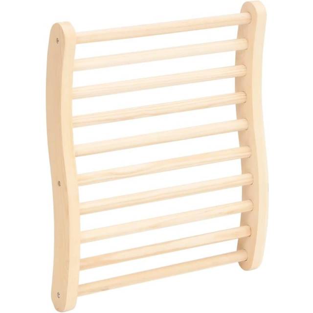vidaXL S-Shape Sauna Backrest Solid Wood Pine