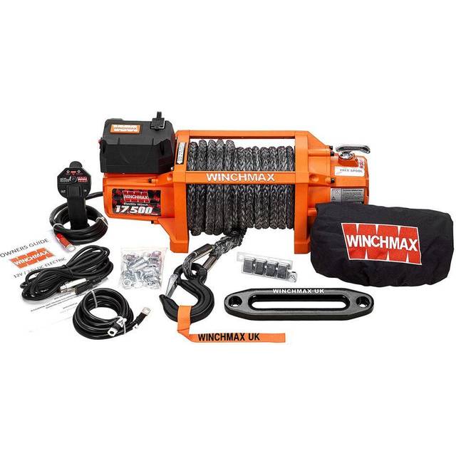 17,500lb 24V Electric Winch. 26m 13mm Dyneema Rope.