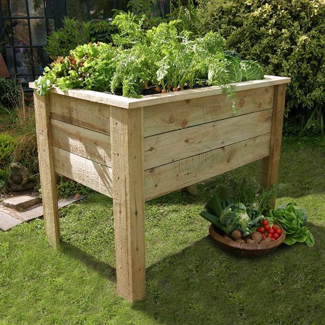 Zest Deep Root Planter 1m - Green Tint