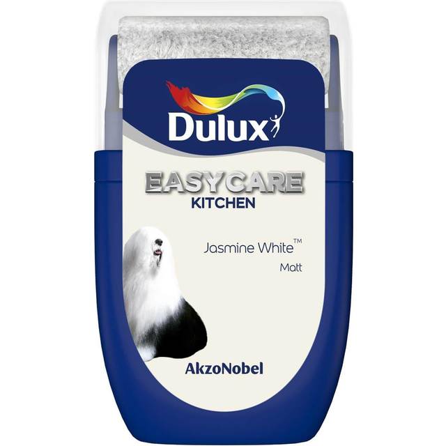 Dulux Easycare Kitchen Paint Tester Pot Jasmine White - 30ml