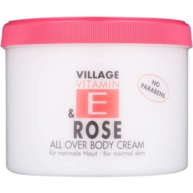 Village Pleje Vitamin E Body Cream Rose 500 500ml
