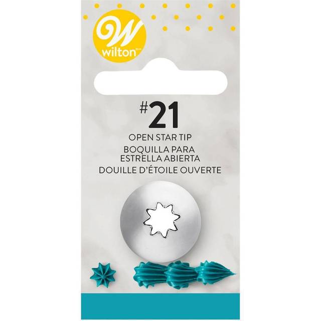 Wilton Open Star Piping Tip #21