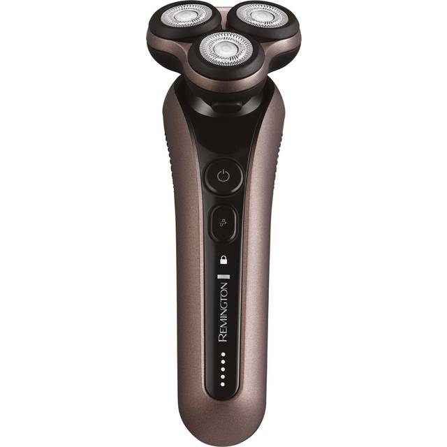 Remington elektrisk rakapparat för våt och torrakning, 360 ° flexibelt rakhuvud, detaljtrimmer med justerbar kam 1-5mm, 60 min sladdlös användningstid, USB-laddning, Roterande rakapparat XR1790